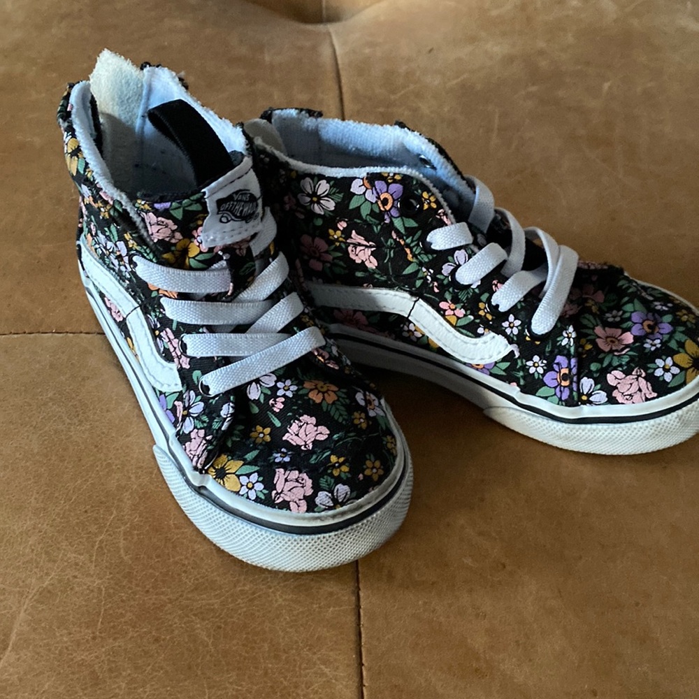 Vans Floral Mid-Tops for Toddler